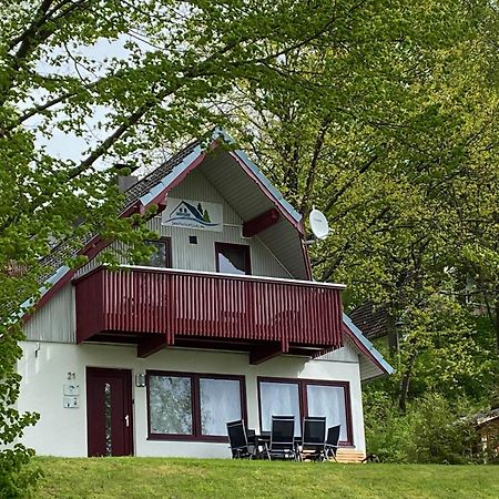 Villa Ferienhaus 21 Mit Seeblick Und Garten Bis 6 Personen Kemmerode Exterior foto