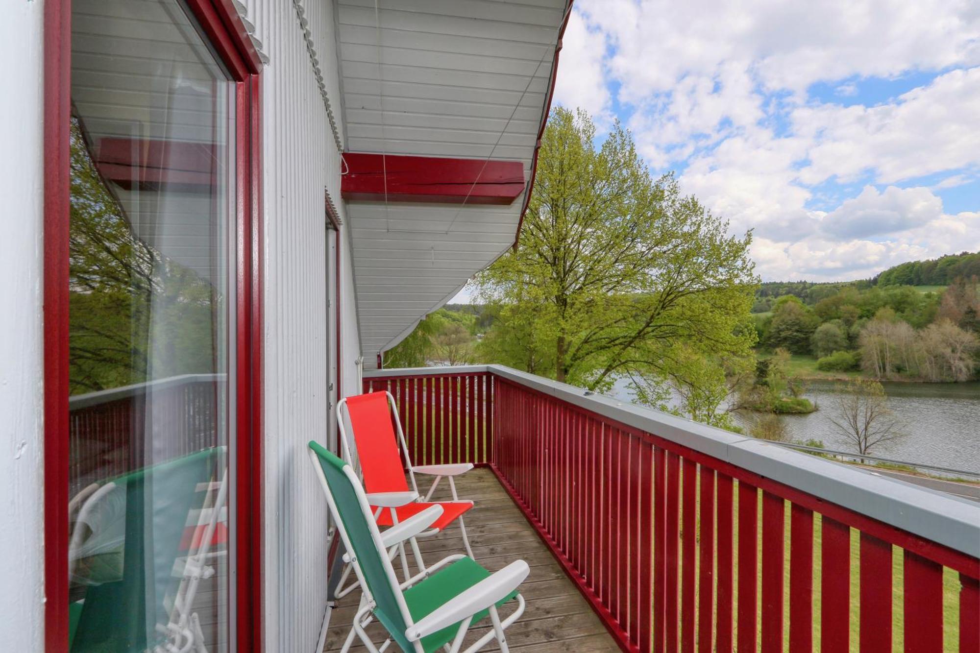 Villa Ferienhaus 21 Mit Seeblick Und Garten Bis 6 Personen Kemmerode Exterior foto