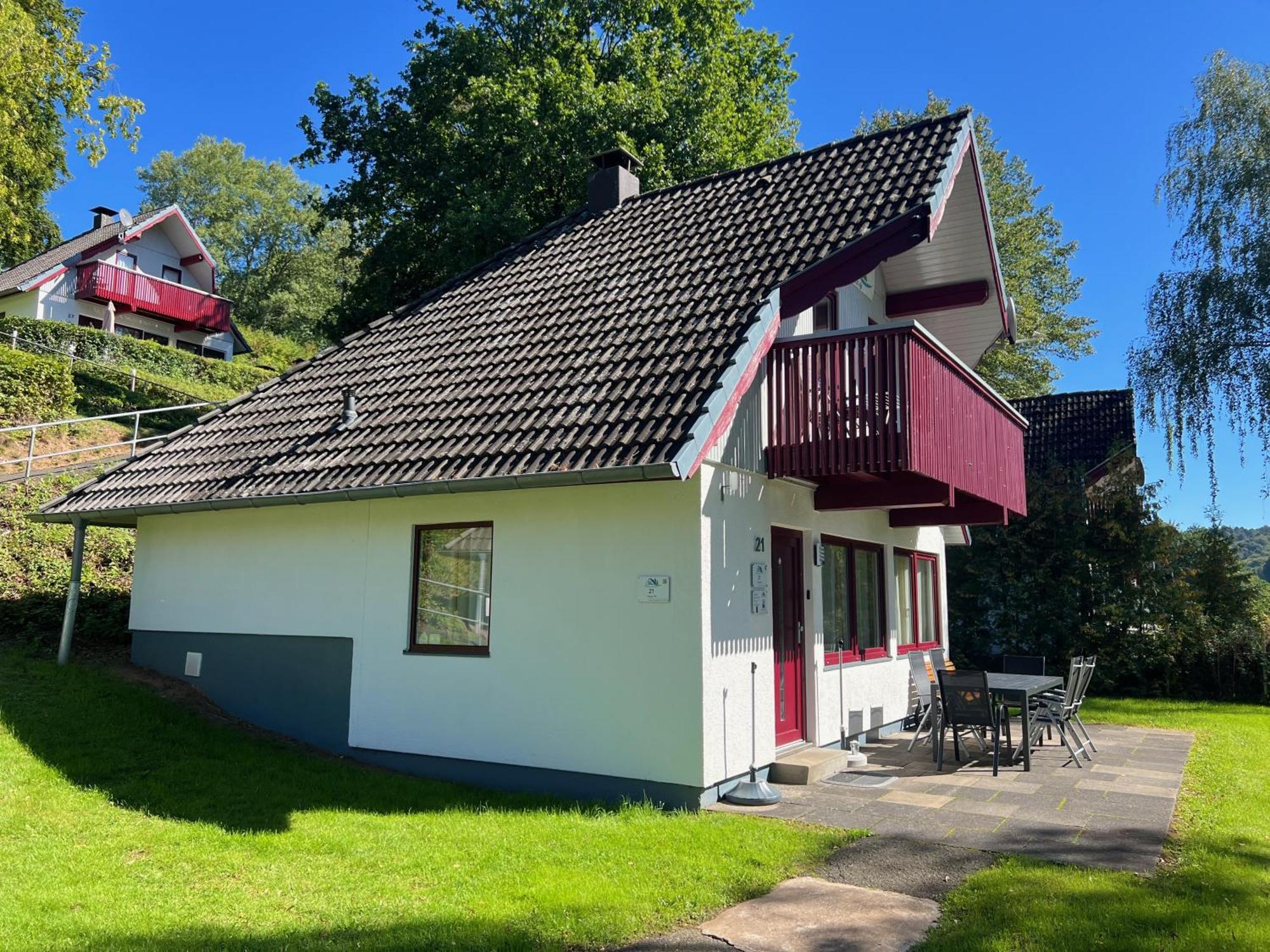 Villa Ferienhaus 21 Mit Seeblick Und Garten Bis 6 Personen Kemmerode Exterior foto