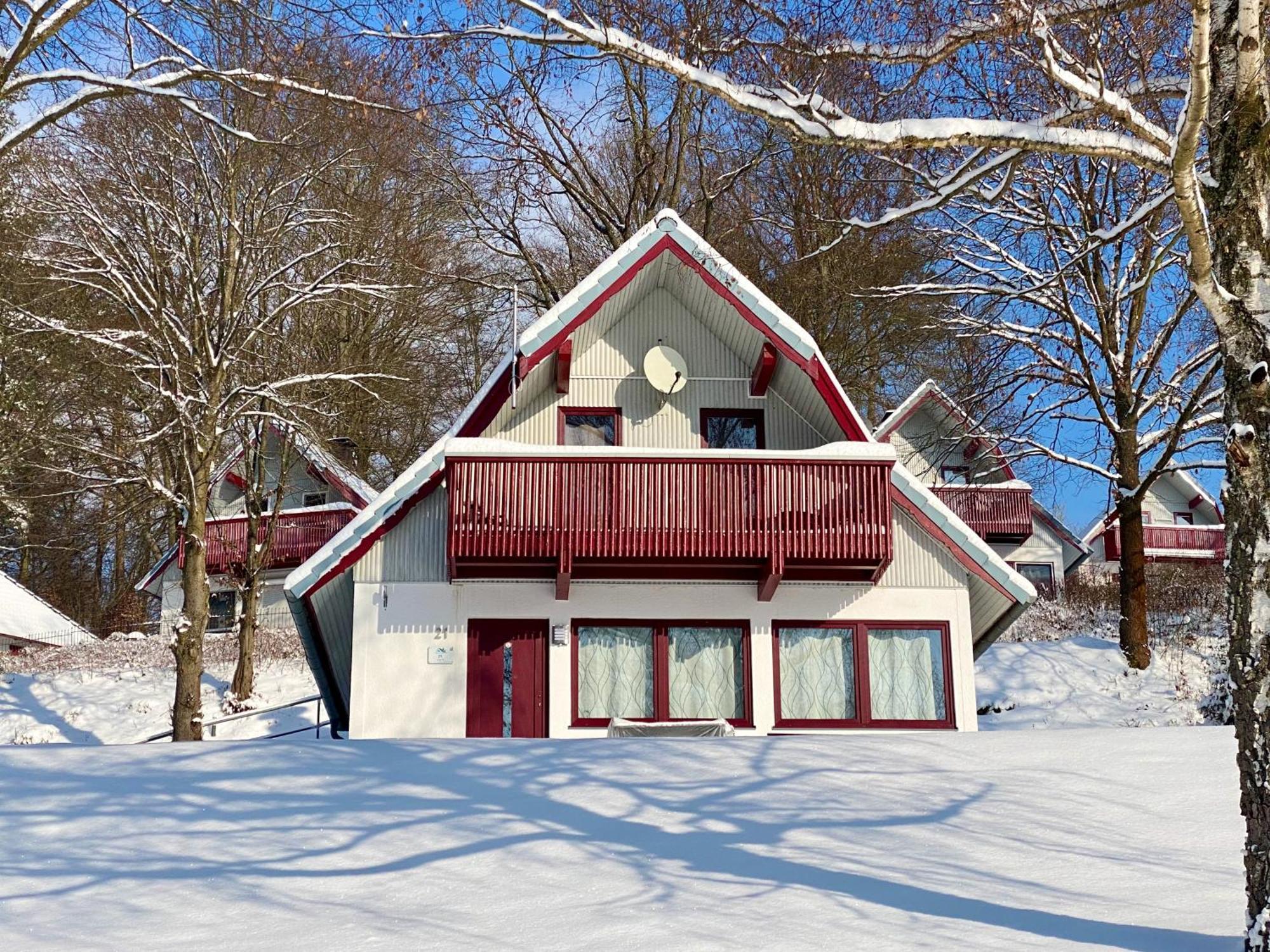 Villa Ferienhaus 21 Mit Seeblick Und Garten Bis 6 Personen Kemmerode Exterior foto